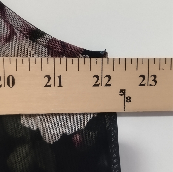 New Floral Mesh Halter Dress / Size 2X - Picture 7 of 9